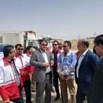 ارسال اقلام امدادی جمعیت هلال احمر استان بوشهر برای هموطنان سیل زده در لرستان