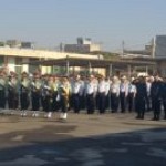 صبحگاه مشترک نیروی انتظامی در شهرستان کهگیلویه برگزار شد