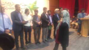 آیین اختتامیه دومین جشنواره منطقه ای شعر ققنوس در دهدشت برگزار شد