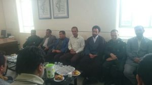 تجدید میثاق شهردار ومعاونین شهرداری چرام با سپاه پاسداران