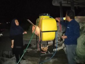 اقدام جهادی دهیاری و شورای روستای ایدنک با توزیع بسته های معیشتی و بهداشتی در روستا