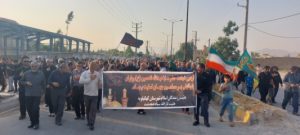 عصری که دهدشت، کربلا شد/حضور پرشور مردم در پیاده‌روی جاماندگان اربعین حسینی + تصاویر